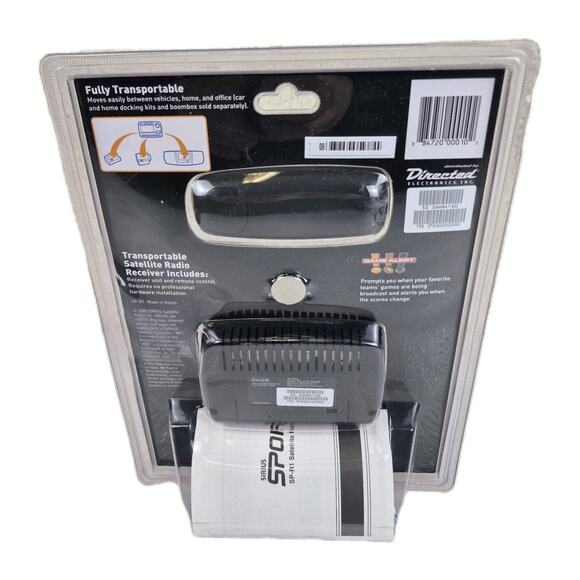 Sirius Sportster SP-R1 Portable Satellite Radio Receiver RARE 87.7 Transmitter - Picture 4 of 7